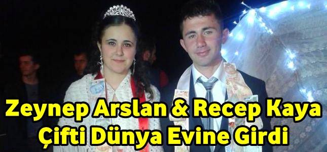 Recep Kaya & Zeynep Arslan Evlendi