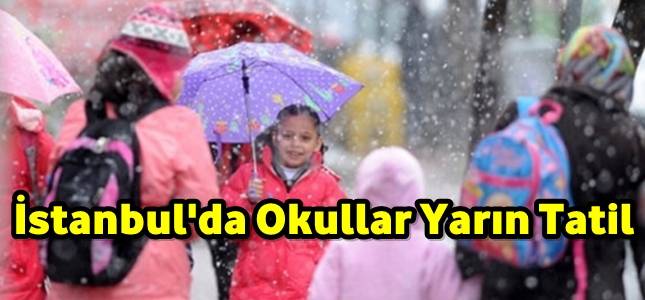 İstanbul’da Eğitime Kar Engeli
