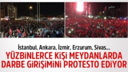 Türkiye Darbe Girişimini Protesto Ediyor