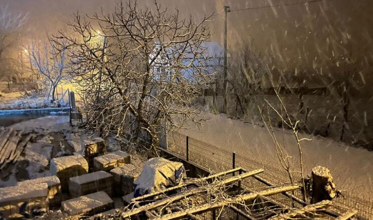 Karaağaç’ta Lapa Lapa Kar Yağıyor